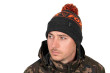 Čepice Collection Bobbles Black Orange