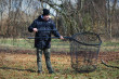 Podběrák Deluxe Landing Net Rubber Medium 70x60cm