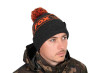 Čepice Collection Bobbles Black Orange