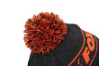 Čepice Collection Bobbles Black Orange