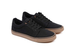 Boty Black Canvas Shoe