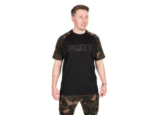 Triko Black/Camo Outline T