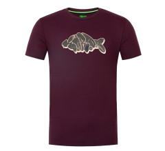 Triko Outline Tee Burgundy