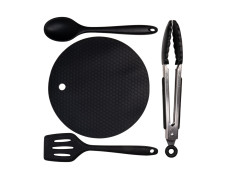 Sada silikonového nádobí s podložkou Eazi Utensil Set