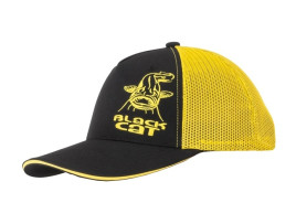 Kšiltovka Black and Yellow Trucker Cap