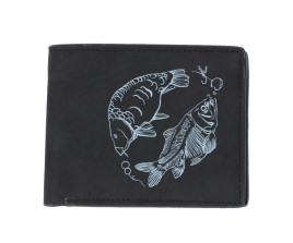 Peněženka Black Wallet Two Carps