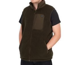 Vesta Olive Sherpa Hybrid Gilet