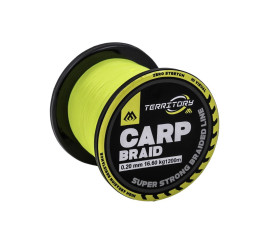 Šňůra Territory Carp Braid Fluo Yellow 1200m