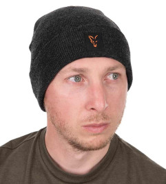 Čepice Collection Beanie Black Orange