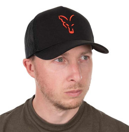 Kšiltovka Collection Trucker Cap Black Orange