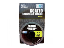 Návazcová šňůrka Coated Sinking Hooklink Brown Stiff