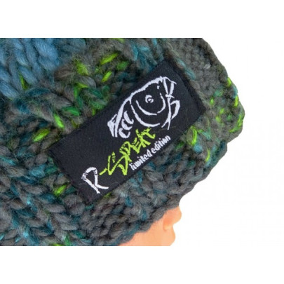 Dětská Čepice Maxi PomPem Beanie Šedozelená