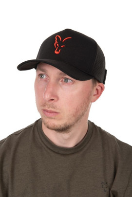 Kšiltovka Collection Baseball Cap Black Orange