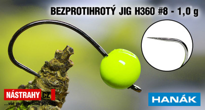 Jigové háčky Wolfram BL jig H360 bez protihrotu