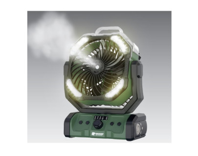 Ventilátor s párou Rechargable DoubleMotor WaterSpray Fan