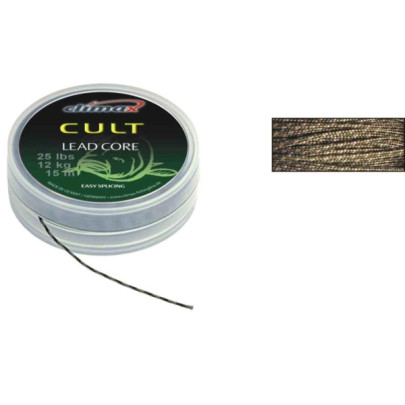 Šňůra s Olověným Jádrem Cult Leadcore Weed 10m 25lb