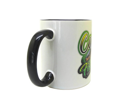 Hrnek Katran White with Black Handle