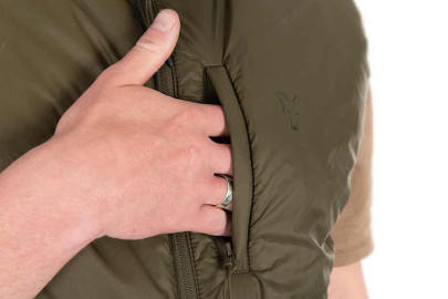 Vesta Olive Quilted 100 Gilet