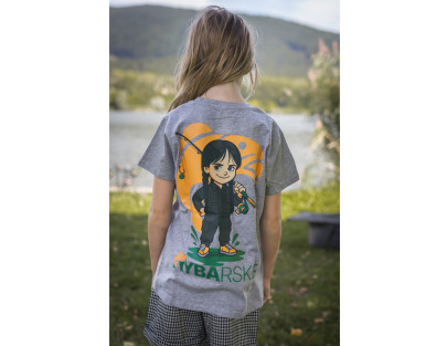 Triko Dětské Girl Angler Grey