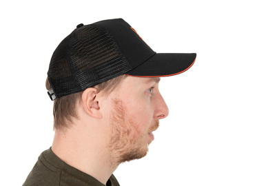 Kšiltovka Collection Trucker Black Orange