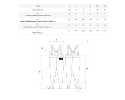 Brodící prsačky prodyšné SB04 Air