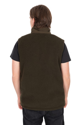 Vesta Olive Sherpa Hybrid Gilet