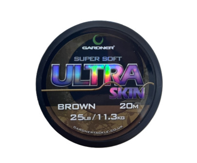 Šňůrka Ultra Skin Super Soft Brown 20m