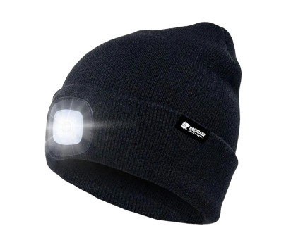 Čepice se světlem Led Light Beanie Black