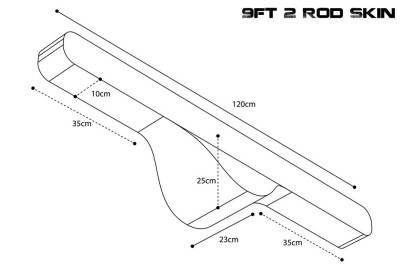 Obal Scope OPS Soft Protect 2 Rod Skin 10ft