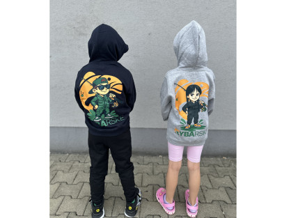 Mikina Dětská Girl Angler Grey