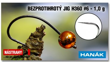 Jigové háčky Wolfram BL jig H360 bez protihrotu