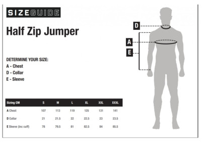 Mikina Half Zip Jumper