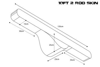 Obal Scope OPS Soft Protect 2 Rod Skin 10ft