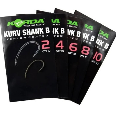 Háčky Kurv Shank Barbless