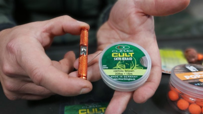 Návazcová Šňůra Cult Skin Braid Camou Green 15m