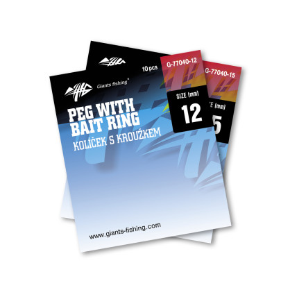 Šroub na nástrahy s očkem Pegs with Bait Rings