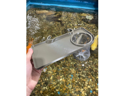 Stolek na křeslo Quattro + víko na plechovku