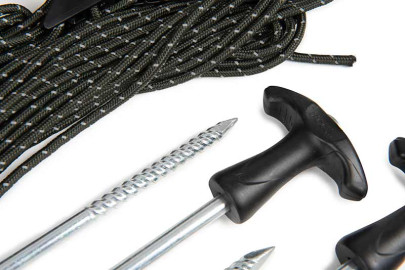 Sada kolíků a šňůr Voyager Bivvy Storm Pack