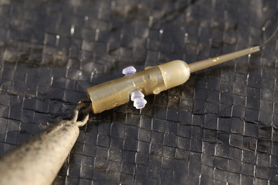 Závěs na olovo Edges Drop Off Heli Buffer Beads Khaki