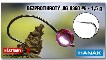 Jigové háčky Wolfram BL jig H360 bez protihrotu