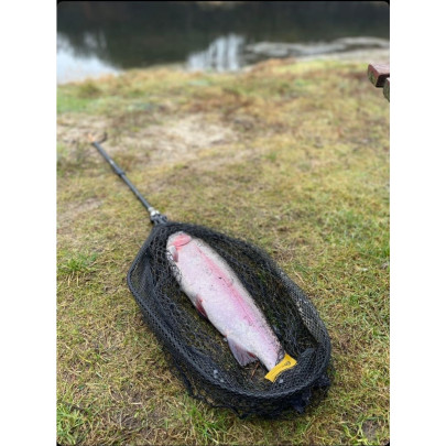 Podběrák Predator Specialist XL Teleskop Nature s pogumovanou síťkou