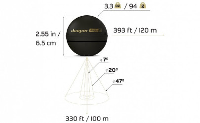 Sonar Deeper Chirp+ 3 + solární panel Zdarma