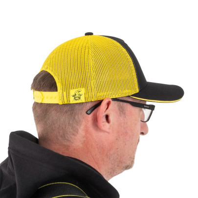 Kšiltovka Black and Yellow Trucker Cap