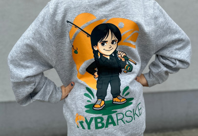 Mikina Dětská Girl Angler Grey