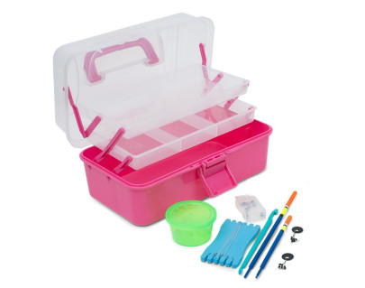 Kufřík Talia Fishing Set Růžový
