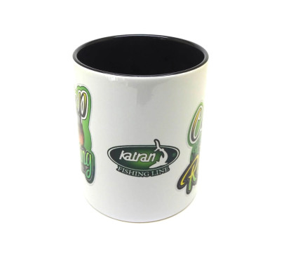 Hrnek Katran White with Black Handle