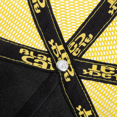 Kšiltovka Black and Yellow Trucker Cap