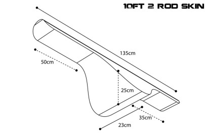 Obal Scope OPS Hi Protect 2 Rod Skin 10ft