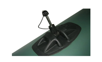 Člun K-220 T zelený + lamelová podlaha + držák motoru