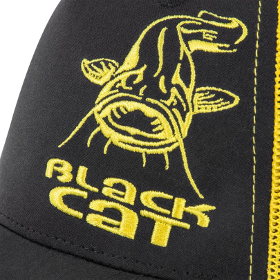 Kšiltovka Black and Yellow Trucker Cap